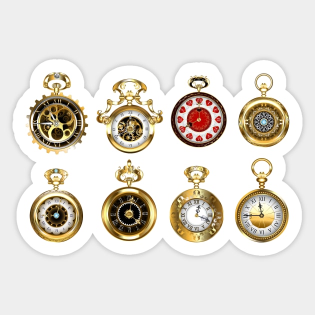 Antique Watch Collection Sticker by Blackmoon9